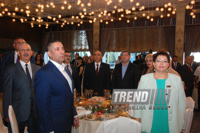 Media representatives receive awards in accordance with Azerbaijani president’s order. Baku, Azerbaijan, Jule 22, 2015